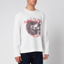 Our Legacy Men's Box Johnny Roadway Print Longsleeve T-Shirt - White