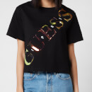 Guess Women's Crew Neck Sybella T-Shirt - Jet Black