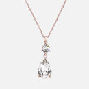 Ted Baker Women's Candiis: Crystal Candy Double Drop Pendant - Rose Gold/Crystal