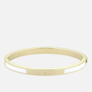 Ted Baker Women's Elemara: Enamel Hinge Bangle - Gold /White