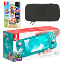 Nintendo Switch Lite (Turquoise) Super Mario 3D All-Stars Pack