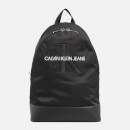 CK Jeans Men's Monogram Nylon Packable Backpack - Black