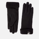 Karl Lagerfeld Women's K/Ikonik Pin Knit Gloves - Black