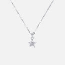 Ted Baker Women's Saigi: Pavé Shooting Star Pendant - Silver/Crystal