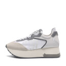 Ash Women's Roxy Suede Nylon Trainers - Salt/White/Silver