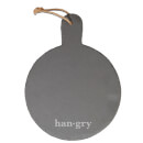 in homeware x Charlotte Greedy Hangry Engraved Slate Cheese Board