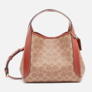 Coach Women's Signature Hadley Hobo Bag 21 - Tan Rust