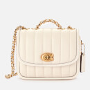 Coach Women's Quilted Madison Shoulder Bag 16 - Chalk