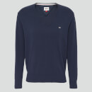 Tommy Jeans Women's Tjw Soft Touch V-Neck Sweater - Twilight Navy