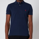 Polo Ralph Lauren Men's Mesh Knit Slim Fit Polo Shirt - Spring Navy Heather