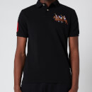 Polo Ralph Lauren Men's Custom Slim Triple Pony Polo Shirt - Polo Black