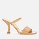 by FAR Women's Nayla Leather Heeled Mules - Nude
