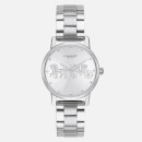 Coach Women's Grand Metal Strap Watch - Silver