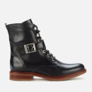 Barbour Women's Tasmin Leather Lace Up Boots - Black