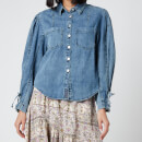 Free People Women's Micah Denim Top - Indigo Combo