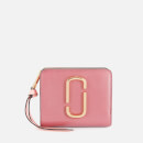 Marc Jacobs Women's Mini Compact Wallet - Dusty Ruby Multi