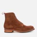 Grenson Men's Sawyer Suede Lace Up Boots - Cigar