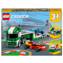 LEGO Creator: 3 in 1 Race Car Transporter Building Set (31113)