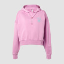 MP X Zack George Women's Washed Crop Hoodie - Pink Lavender - XXS