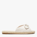 Kate Spade Women's Saltie Shore Leather Espadrille Sandals - Parchment