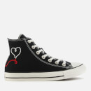 Converse Chuck Taylor All Star Love Thread Hi-Top Trainers - Black