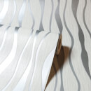 Arthouse Metallic Wave Textured Metallic Glitter White And Silver Wallpaper Homebase Pink glitter wallpaper is also ideal for girl's bedrooms giving them a contemporary, glamorous look that will take them well into their teens! arthouse metallic wave textured metallic glitter white and silver wallpaper