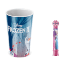 Oral-B Frozen Vervangende Opzetborstel en Plastic Beker