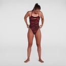 Women's Allover Turnback Swimsuit Black