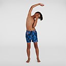 Boy's Printed 13" Watershort Black
