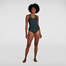 Damen Calypso Printed Badeanzug in Grau