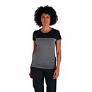 Women's Voyager Tech Tee SS Crew - Dark Grey / Black