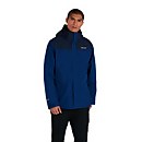Men's Hillwalker Interactive Waterproof Jacket - Dark Blue / Blue