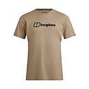 Men's Big Logo Short Sleeve T-Shirt - Beige