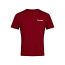 Men's Organic F&B Logo T-Shirt - Dark Red