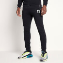 Men's Mesh Tape Regular Fit Joggers - Black