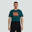 MENS COLOUR BLOCK LOGO TEE