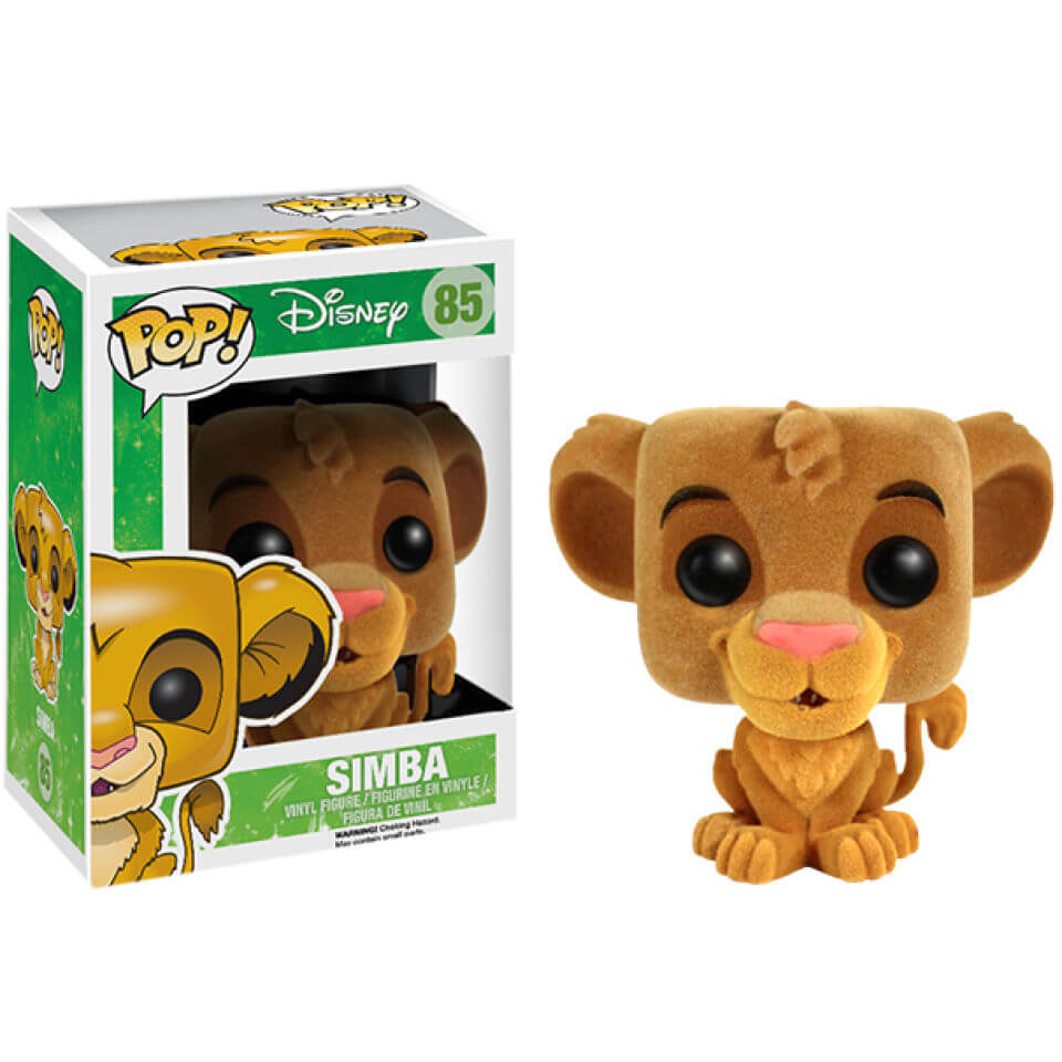 simba flocked funko pop
