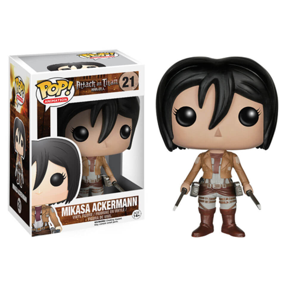 mikasa ackerman pop figure
