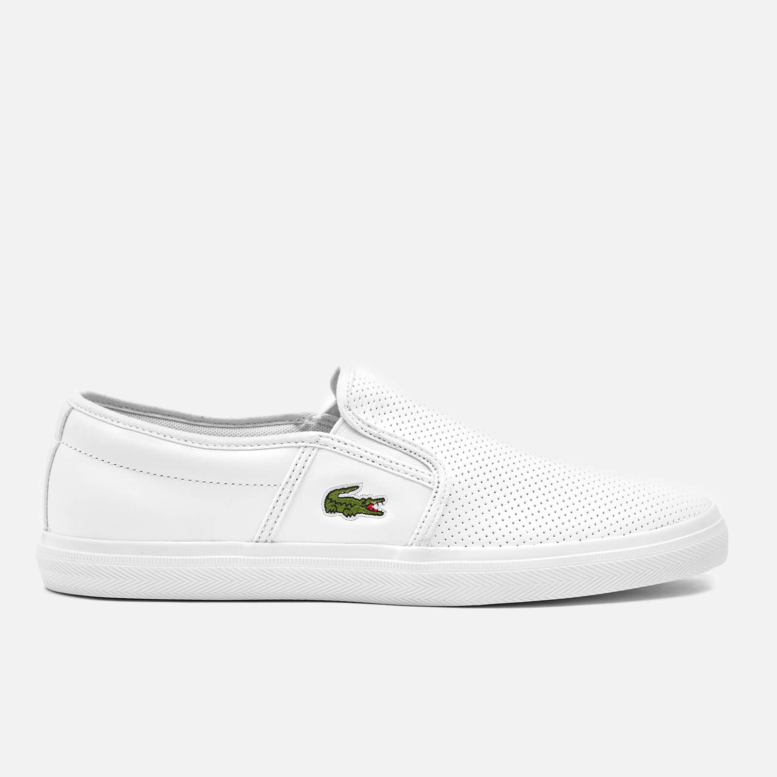 mens white slip on trainers