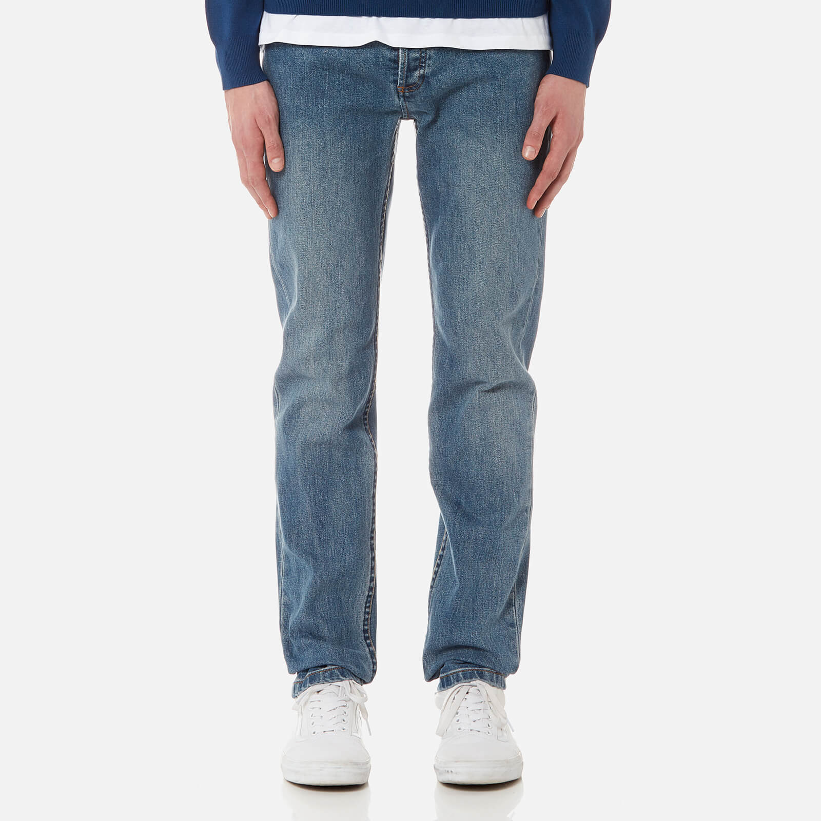 A.P.C. Men's Petit New Standard Mid Rise Tight Leg Jeans - Indigo