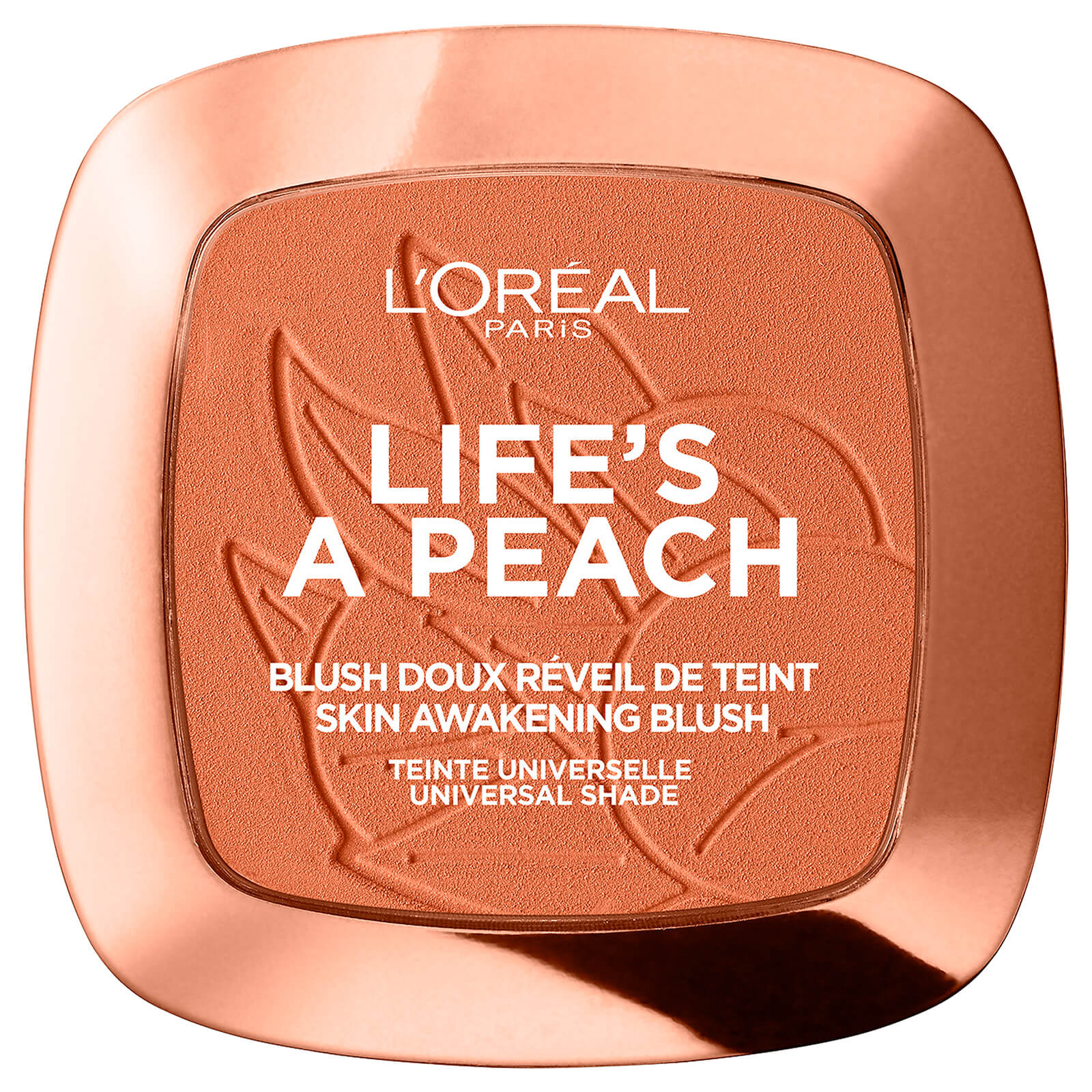 l oreal paris blush powder lifes a peach 9g