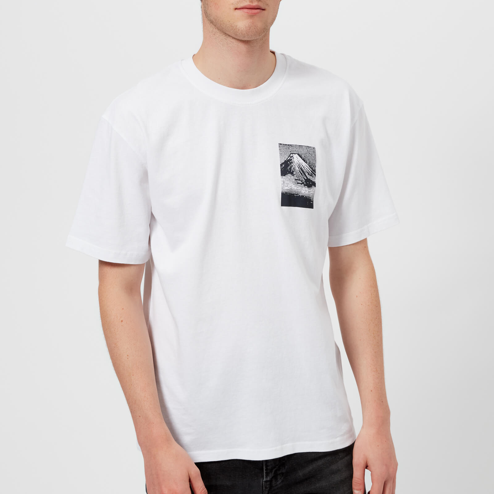 Edwin Men S From Mt Fuji T Shirt White Free Uk Delivery Available