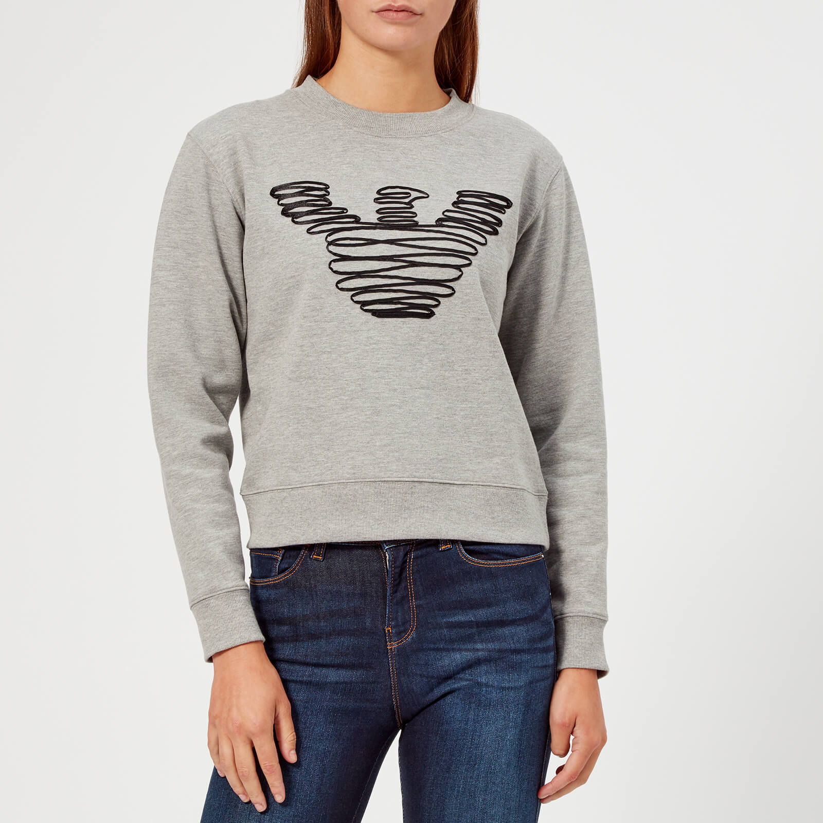emporio armani grey sweatshirt