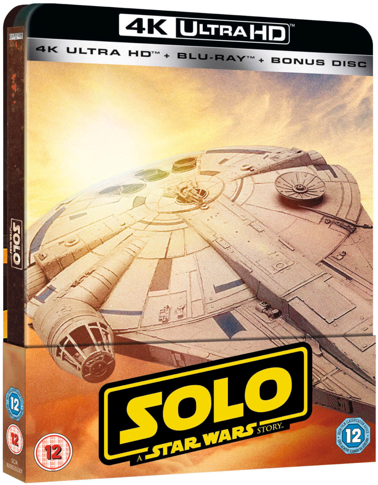 Solo A Star Wars Story 4k Ultra Hd Includes 2d Version Zavvi Exclusive Limited Edition Steelbook Blu Ray Zavvi Uk