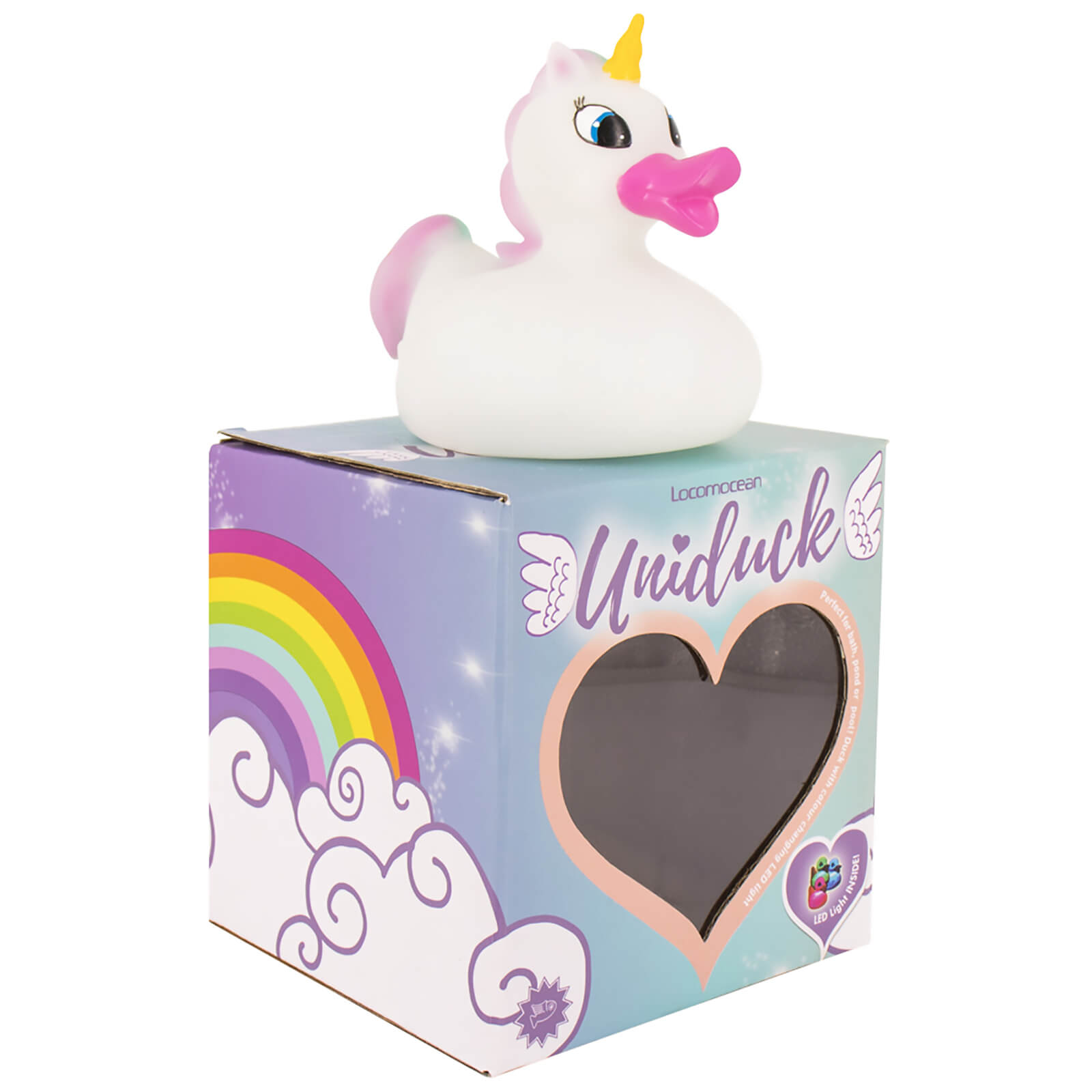 light up unicorn bath toy