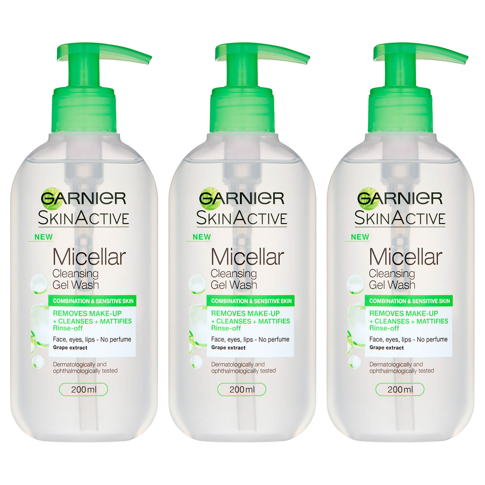 garnier micellar gel wash combination