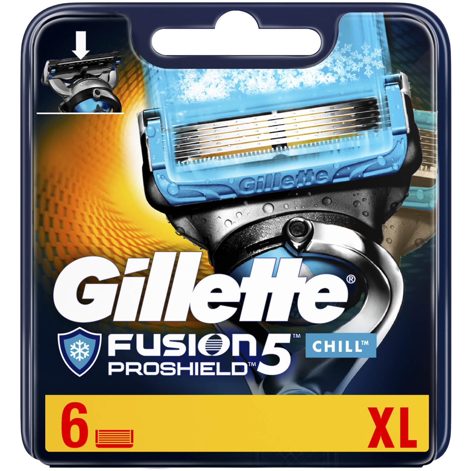 Gillette proshield chill blades clearance