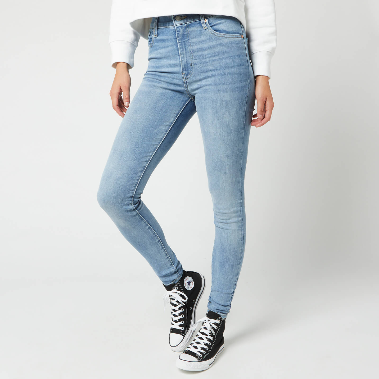 levi's mile high rise super skinny