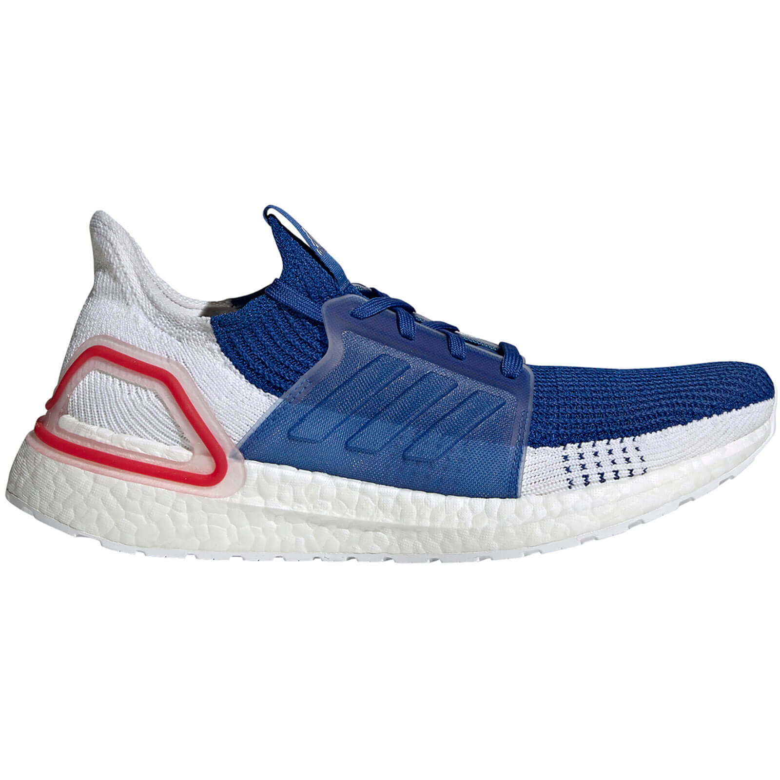 adidas Ultra Boost 19 Running Shoes - White/Blue | ProBikeKit Canada