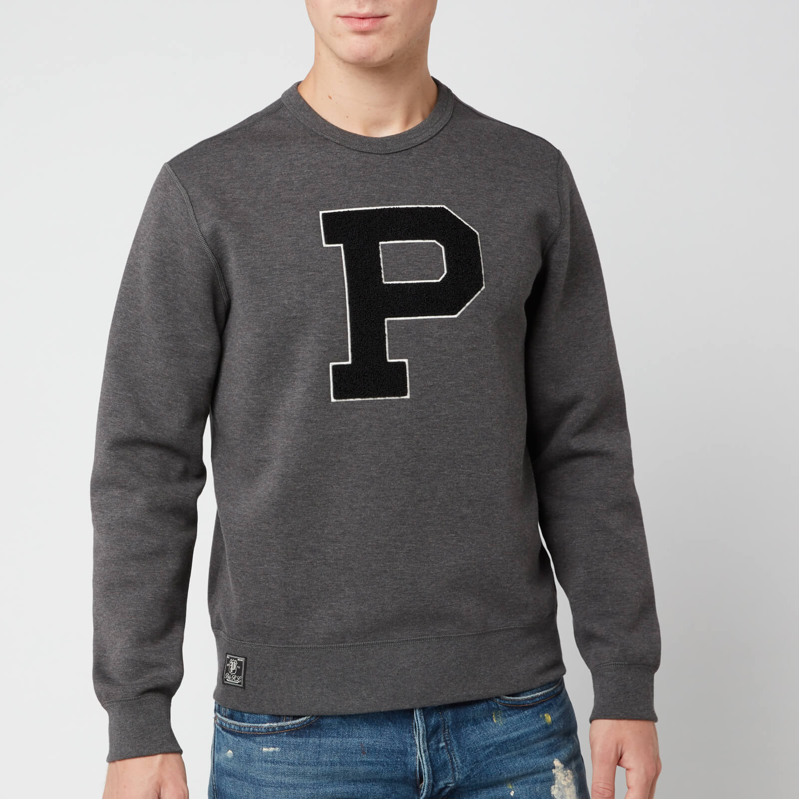 polo men's double knit hoodie